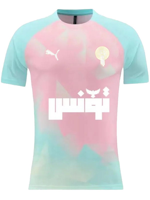 Morocco maillot d'entraînement de football pour adultes tenue de sport rose pour hommes haut de maillot 2025-2026
